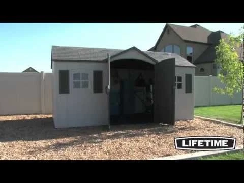 15' X 8' Lifetime Heavy Duty Plastic Shed - Single Entrance (4.57m X 2.43m) 7 15' X 8' Lifetime Heavy Duty Plastic Shed - Single Entrance (4.57m X 2.43m) - Image 7