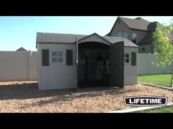 15' X 8' Lifetime Dual Entrance Plastic Shed (4.47m X 2.34m) 19 15' X 8' Lifetime Dual Entrance Plastic Shed (4.47m X 2.34m) -Lifetina Shop hqdefault 440 8