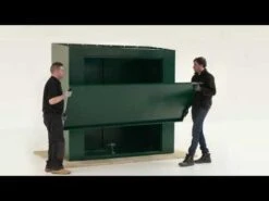 7'2 X 3' Asgard Trojan Plus Metal Shed & Bike Shed Combo (2.2m X 0.95m) -Lifetina Shop hqdefault 598 1