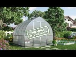 8'x16' Palram Canopia Bella Large Walk In Silver Aluminium Framed Greenhouse (2.4x4.8m) -Lifetina Shop hqdefault 59 4