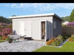 15' X 11' Palmako Kalle (88mm) Premium Multi-room Shed (4.5m X 3.3m) -Lifetina Shop hqdefault 602 64