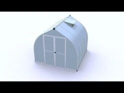 8'x12' Palram Canopia Bella Large Walk In Silver Aluminium Framed Greenhouse (2.4x3.6m) -Lifetina Shop hqdefault 60 3