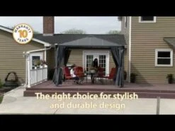 Palram Canopia Palermo 3600-3.6 X 3.6 Garden Gazebo -Lifetina Shop hqdefault 73 5