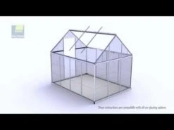 6'x8' Palram Canopia Mythos Walk In Silver Polycarbonate Greenhouse (1.8x2.4m) -Lifetina Shop hqdefault 81 3