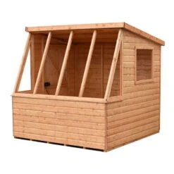 6' X 8' Shire Iceni Pent Potting Shed (1.83m X 2.5m) -Lifetina Shop icen0806dsl 1aa iceni potting shed cutout min