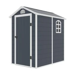 4' X 6' Jasmine Plastic Shed With Foundation Kit (1.34m X 1.92m)