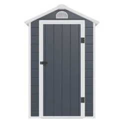 4' X 6' Jasmine Plastic Shed With Foundation Kit (1.34m X 1.92m) 10 4' X 6' Jasmine Plastic Shed With Foundation Kit (1.34m X 1.92m) -Lifetina Shop jasmine4x6apexbun 4x6 jasmine plastic shed with foundation kit cutout3 min 1