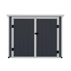 6' X 3' Jasmine Plastic Garden Storage Shed With Foundation Kit (1.87m X 0.78m) 12 6' X 3' Jasmine Plastic Garden Storage Shed With Foundation Kit (1.87m X 0.78m) -Lifetina Shop jasmine6x3unit 6x3 jasmine plastic storage shed with foundation kit cutout2 min 1