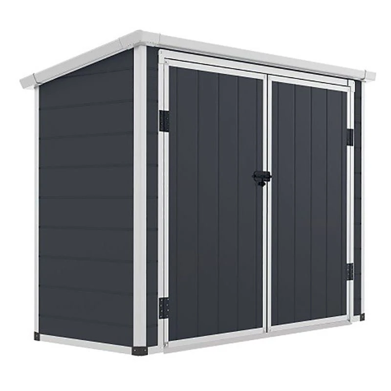 6' X 3' Jasmine Plastic Garden Storage Shed With Foundation Kit (1.87m X 0.78m) 2 6' X 3' Jasmine Plastic Garden Storage Shed With Foundation Kit (1.87m X 0.78m) - Image 2
