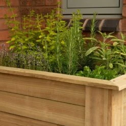 Forest Kitchen Garden Planter 3'3 X 2' (1m X 0.7m) -Lifetina Shop kgpla1hd kitchen garden planter 1m close up min