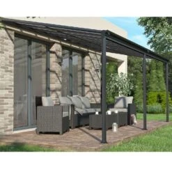 10' X 14' Kingston Lean To Carport (3m X 4.3m) -Lifetina Shop kingcarpt1410 10x14 kingston lean to carport insitu2 min