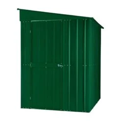 5' X 8' Globel Heritage Green Lean-To Metal Shed (1.55m X 2.42m) -Lifetina Shop lean to 5 3 min