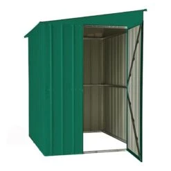 5' X 8' Globel Heritage Green Lean-To Metal Shed (1.55m X 2.42m) -Lifetina Shop lean to 5 4 min