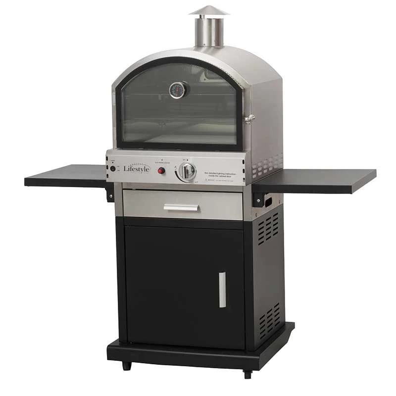 Lifestyle Verona Black Deluxe Gas Pizza Oven 1 Lifestyle Verona Black Deluxe Gas Pizza Oven