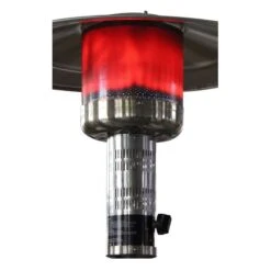 Lifestyle Capri Gas Patio Heater - Green -Lifetina Shop lfs846 lifestyle capri gas patio heater green close up1 min
