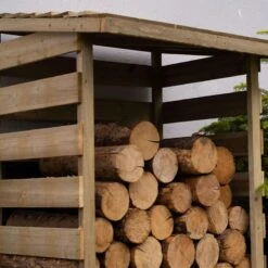 3'2 X 2'8 Forest Pent Small Logstore (1m X 0.8m) -Lifetina Shop lgstp 4