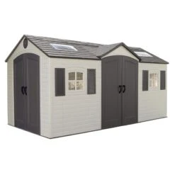 15' X 8' Lifetime Dual Entrance Plastic Shed (4.47m X 2.34m) 12 15' X 8' Lifetime Dual Entrance Plastic Shed (4.47m X 2.34m) -Lifetina Shop lifetime15x8de 03