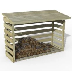 5'11 X 2'8 Forest Pent Large Logstore (1.8m X 0.8m)