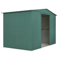 10' X 6' Globel Heritage Green Apex Metal Shed (3.07 X 1.85m) -Lifetina Shop lotus hg 10 feet 3 min