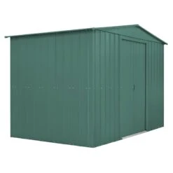 10' X 6' Globel Heritage Green Apex Metal Shed (3.07 X 1.85m) -Lifetina Shop lotus hg 10 feet 40 min