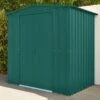 6' X 3' Globel Heritage Green Apex Metal Shed (1.84m X 0.92m)