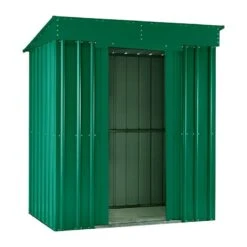 5' X 3' Globel Heritage Green Pent Metal Shed (1.48m X 0.93m) -Lifetina Shop lotus pent hg 40 min 3