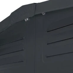 10' X 15' Globel Anthracite Grey Double Door Metal Garage (3.07m X 4.64m) -Lifetina Shop lotus1015utag lotus 10x15 double garage facade