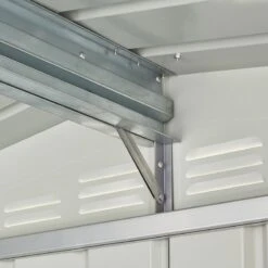 10' X 15' Globel Anthracite Grey Double Door Metal Garage (3.07m X 4.64m) -Lifetina Shop lotus1015utag lotus 10x15 double garage interior1