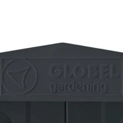 10' X 15' Globel Anthracite Grey Double Door Metal Garage (3.07m X 4.64m) -Lifetina Shop lotus1015utag lotus 10x15 double garage roof