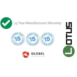 10' X 19' Globel Anthracite Grey Double Door Metal Workshop (3.07m X 5.88m) -Lifetina Shop lotus10x19wsag 10x19 lotus grey metal workshop close up3 min