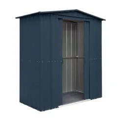 6' X 3' Globel Anthracite Grey Metal Shed (1.84m X 0.92m) -Lifetina Shop lotus63agbun 6x3 lotus anthracite grey metal shed cutout2 min