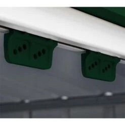 6' X 3' Globel Heritage Green Pent Metal Shed (1.8m X 0.93m) -Lifetina Shop lotus63penthgsolid 6x3 green pent no5