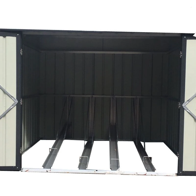 6x6 Globel Anthracite Grey Metal Bicycle Store 8 6x6 Globel Anthracite Grey Metal Bicycle Store - Image 8