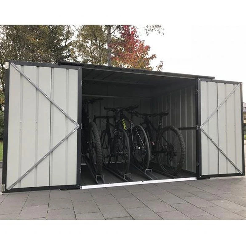 6x6 Globel Anthracite Grey Metal Bicycle Store 14 6x6 Globel Anthracite Grey Metal Bicycle Store - Image 14