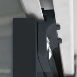 6' X 5' Globel Anthracite Grey Apex Metal Shed (1.71m X 1.44m) -Lifetina Shop lotus6x5ags 6x5 lotus anthracite grey apex metal shed track2 min