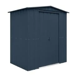 6' X 5' Globel Anthracite Grey Apex Metal Shed (1.71m X 1.44m) -Lifetina Shop lotus6x5ags 6x5 lotus grey apex metal shed cutout1 min
