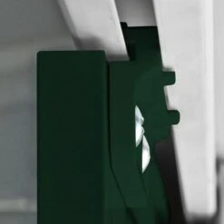 8' X 3' Globel Heritage Green Apex Metal Shed (2.45m X 0.92m) -Lifetina Shop lotus83hgsolid 8x3 green no4