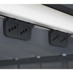 8' X 4' Globel Anthracite Grey Pent Metal Shed (2.42m X 1.24m) -Lifetina Shop lotus84pentagsolid 8x4 grey pent no6