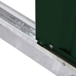 8' X 6' Globel Heritage Green Apex Metal Shed (2.45m X 1.85m) -Lifetina Shop lotus86hgsolid 8x6 green cutout6