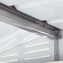 8' X 3' Globel Anthracite Grey Apex Metal Shed (2.34m X 0.82m) -Lifetina Shop lotus8x3ags 8x3 lotus anthracite grey apex metal shed bracing min