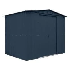 8' X 5' Globel Anthracite Grey Metal Shed (2.45m X 1.54m) -Lifetina Shop lotus8x5ags 8x5 lotus grey metal shed cutout1 min