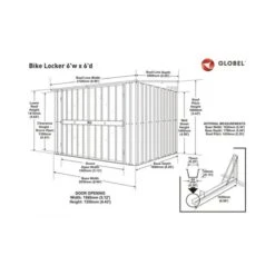 6x6 Globel Anthracite Grey Metal Bicycle Store 22 6x6 Globel Anthracite Grey Metal Bicycle Store -Lifetina Shop lotusbicyclestoreag 6x6 lotus grey metal bicycle store drawing min