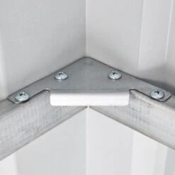 5' X 8' Globel Heritage Green Lean-To Metal Shed (1.55m X 2.42m) -Lifetina Shop lotusleanto58solidhg 5x8 lean to green no3