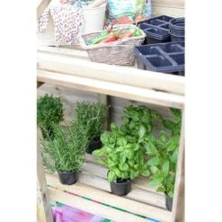 4'x2' Forest Wooden Small Mini Lean To Greenhouse (1.2x0.62m) -Lifetina Shop mghhd 8