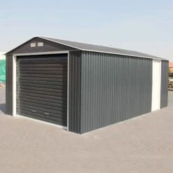 12' X 20' Sapphire Olympian Anthracite Metal Garage (3.62m X 5.94m)