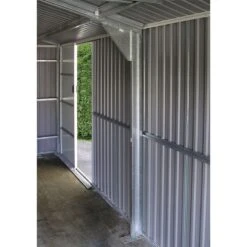 12' X 20' Sapphire Olympian Anthracite Metal Garage (3.62m X 5.94m) -Lifetina Shop olympiananth1220 04
