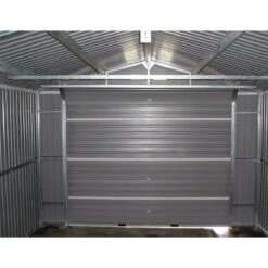 12' X 26' Sapphire Olympian Anthracite Metal Garage (3.62m X 7.75m) -Lifetina Shop olympiananth1226 05