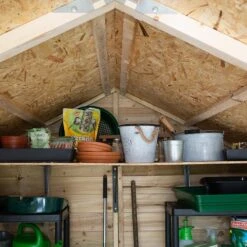 8' X 6' Forest 4Life 25yr Guarantee Overlap Pressure Treated Windowless Apex Wooden Shed (2.43m X 1.99m) -Lifetina Shop opa68nwm internals 4 square min 1 2