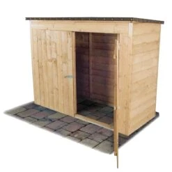 6' X 2'6 Forest Large Double Door Pent Wooden Garden Storage - Bike Shed/ Pressure Treated (no Floor) 16 6' X 2'6 Forest Large Double Door Pent Wooden Garden Storage - Bike Shed/ Pressure Treated (no Floor) -Lifetina Shop opplosnflhd 5