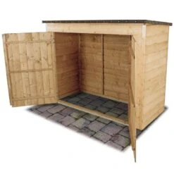 6' X 2'6 Forest Large Double Door Pent Wooden Garden Storage - Bike Shed/ Pressure Treated (no Floor) 18 6' X 2'6 Forest Large Double Door Pent Wooden Garden Storage - Bike Shed/ Pressure Treated (no Floor) -Lifetina Shop opplosnflhd 7